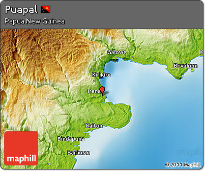 Physical 3D Map of Puapal