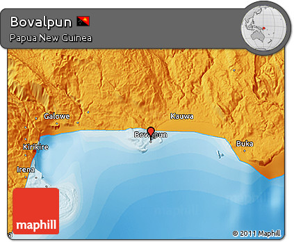 Political 3D Map of Bovalpun