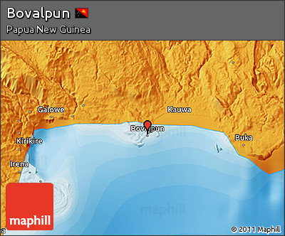 Political 3D Map of Bovalpun