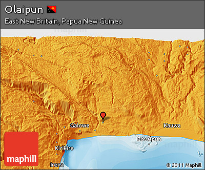 Political 3D Map of Olaipun