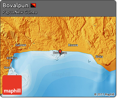 Political 3D Map of Bovalpun