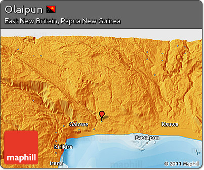 Political 3D Map of Olaipun