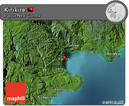 Satellite 3D Map of Kirikire