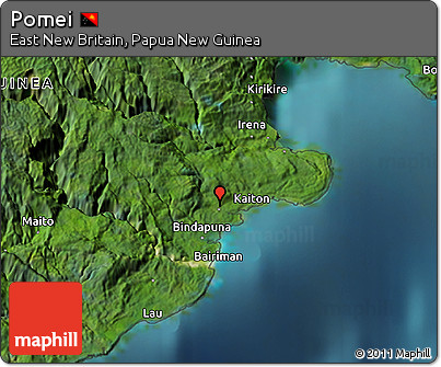 Satellite 3D Map of Pomei