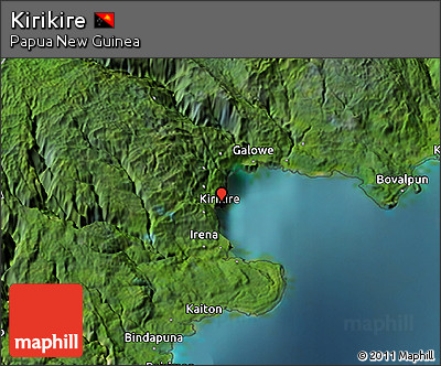 Satellite 3D Map of Kirikire