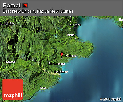 Satellite 3D Map of Pomei