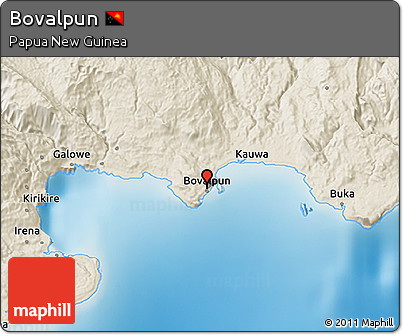Shaded Relief 3D Map of Bovalpun