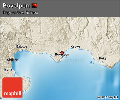 Shaded Relief 3D Map of Bovalpun