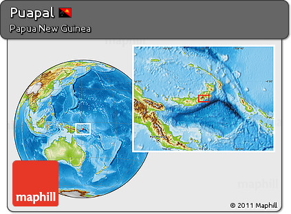 Physical Location Map of Puapal