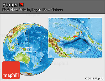 Physical Location Map of Pomei