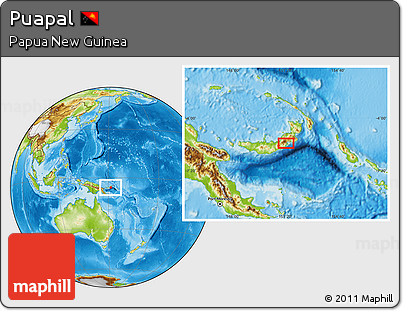 Physical Location Map of Puapal
