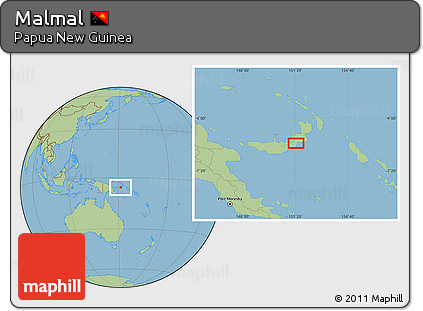 Savanna Style Location Map of Malmal