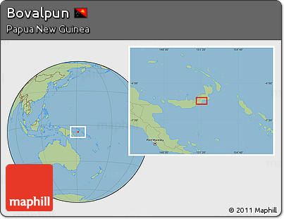 Savanna Style Location Map of Bovalpun