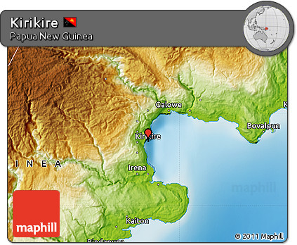 Physical Map of Kirikire