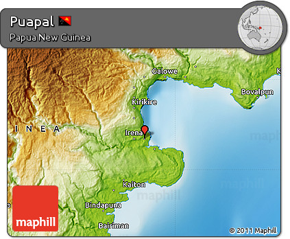 Physical Map of Puapal