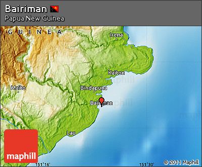 Physical Map of Bairiman