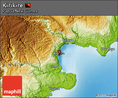 Physical Map of Kirikire