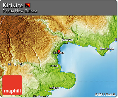 Physical Map of Kirikire
