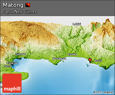 Physical Panoramic Map of Matong