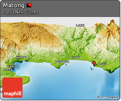 Physical Panoramic Map of Matong