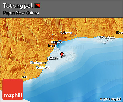 Political Panoramic Map of Totongpal