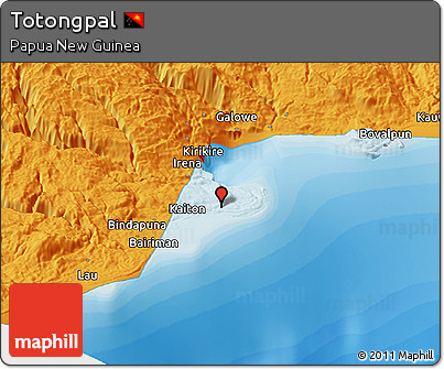 Political Panoramic Map of Totongpal