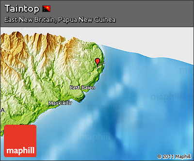 Physical 3D Map of Taintop