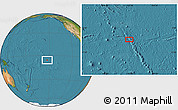 Satellite Location Map of the area around 5° 35' 51" S, 152° 55' 30" W