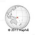 Outline Map of the Area around 5° 35' 51" S, 154° 46' 30" E, rectangular outline