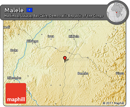 Physical Map of Malele
