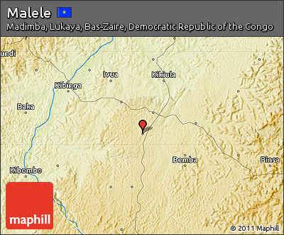 Physical Map of Malele