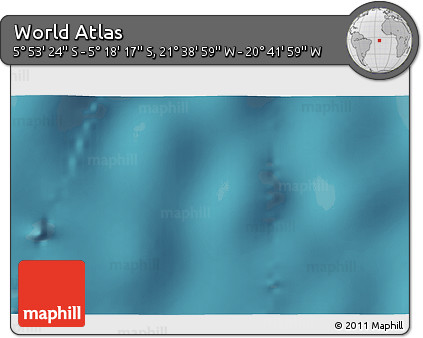 Satellite 3D Map of the Area around 5° 35' 51" S, 21° 10' 29" W