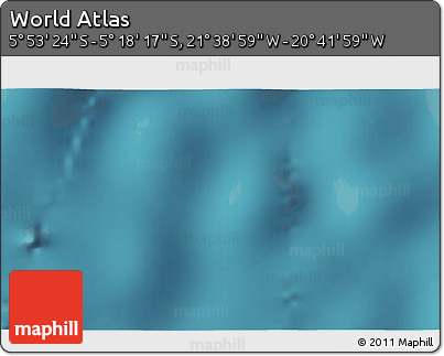 Satellite 3D Map of the Area around 5° 35' 51" S, 21° 10' 29" W