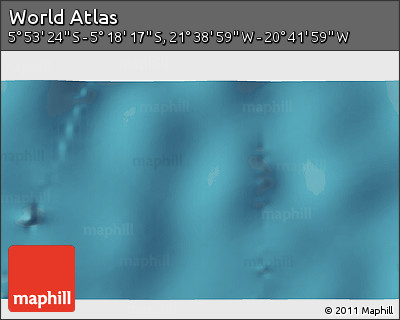 Satellite 3D Map of the Area around 5° 35' 51" S, 21° 10' 29" W