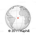 Outline Map of the Area around 5° 35' 51" S, 22° 52' 30" W, rectangular outline