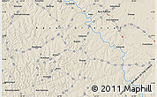 Shaded Relief Map of the area around 5° 35' 51" S, 25° 34' 30" E