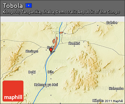 Physical 3D Map of Tobola