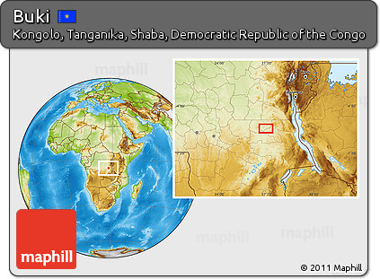 Physical Location Map of Buki