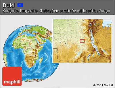 Physical Location Map of Buki