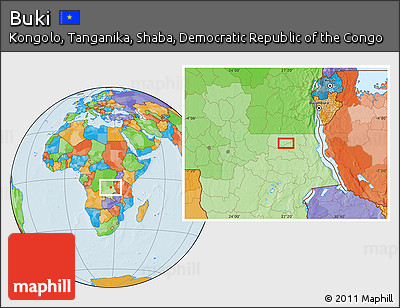 Political Location Map of Buki
