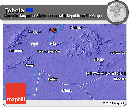 Political Panoramic Map of Tobola