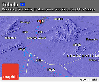 Political Panoramic Map of Tobola