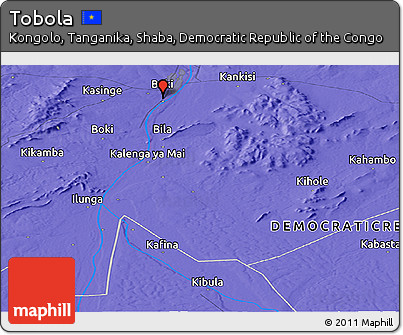 Political Panoramic Map of Tobola