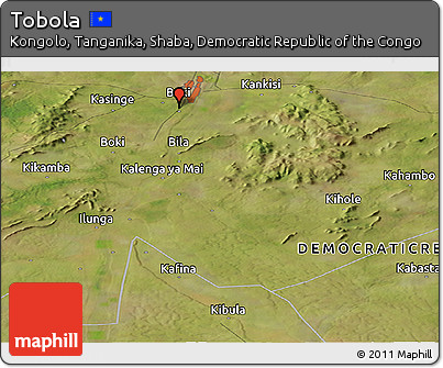 Satellite Panoramic Map of Tobola