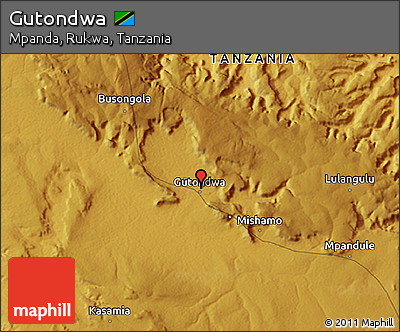 Physical 3D Map of Gutondwa