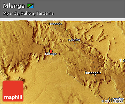 Physical 3D Map of Mlenga