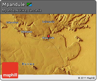 Physical 3D Map of Mpandule