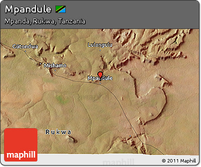 Satellite 3D Map of Mpandule