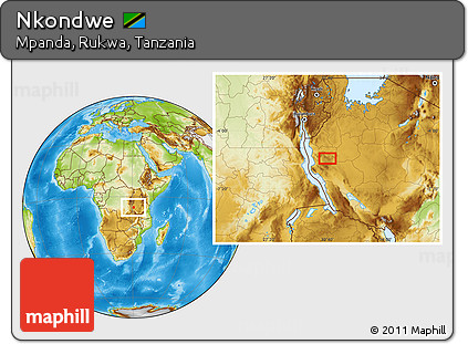 Physical Location Map of Nkondwe