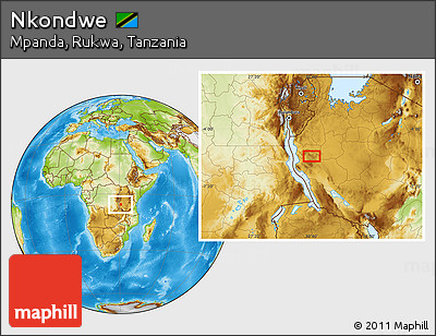 Physical Location Map of Nkondwe
